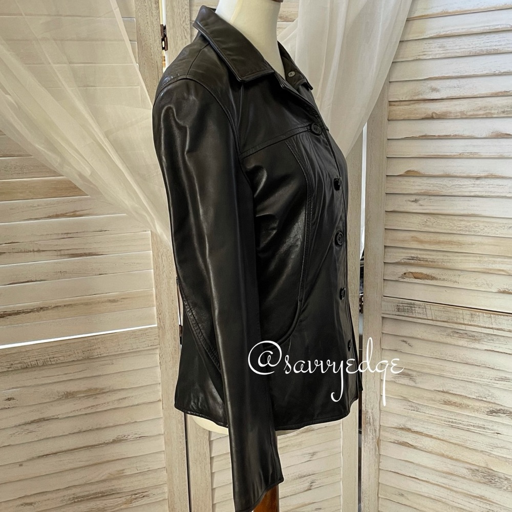 Andrew Marc Lamb Leather Jacket - Picture 4 of 15
